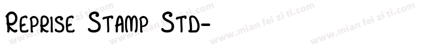 Reprise Stamp Std字体转换